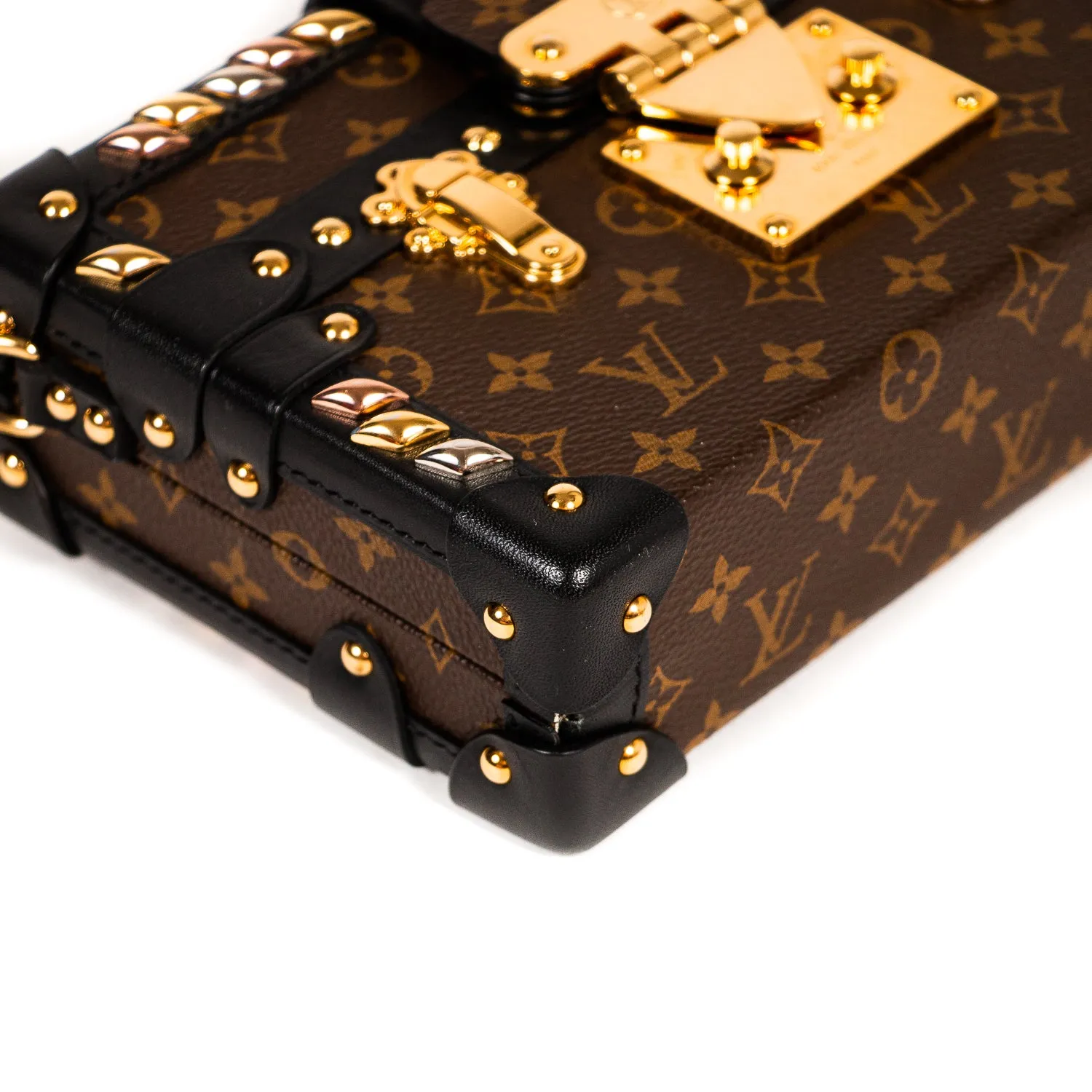 Louis Vuitton Monogram Studded Petite Malle