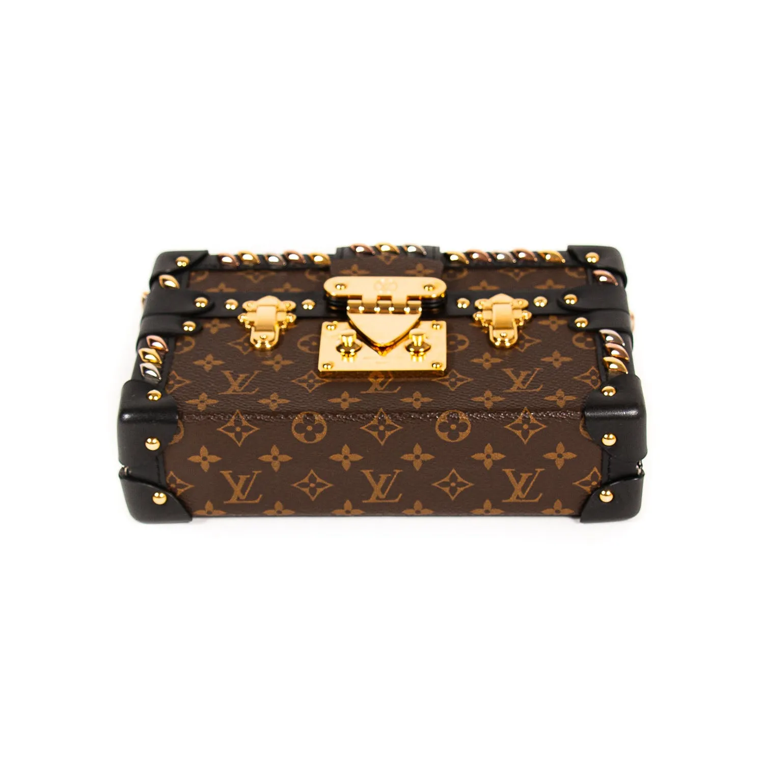 Louis Vuitton Monogram Studded Petite Malle