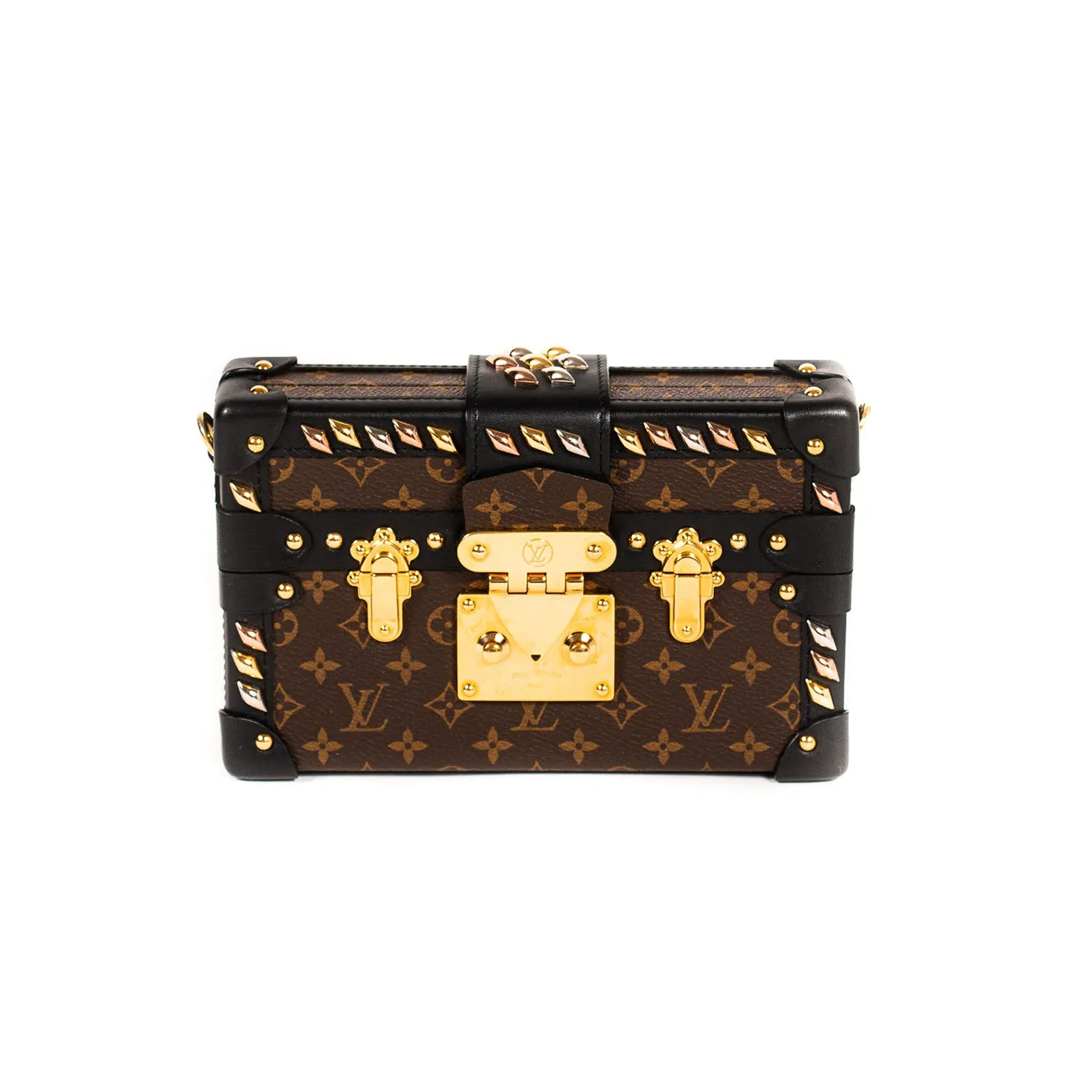 Louis Vuitton Monogram Studded Petite Malle