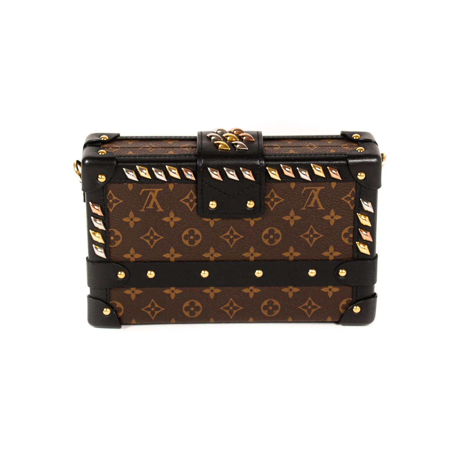 Louis Vuitton Monogram Studded Petite Malle