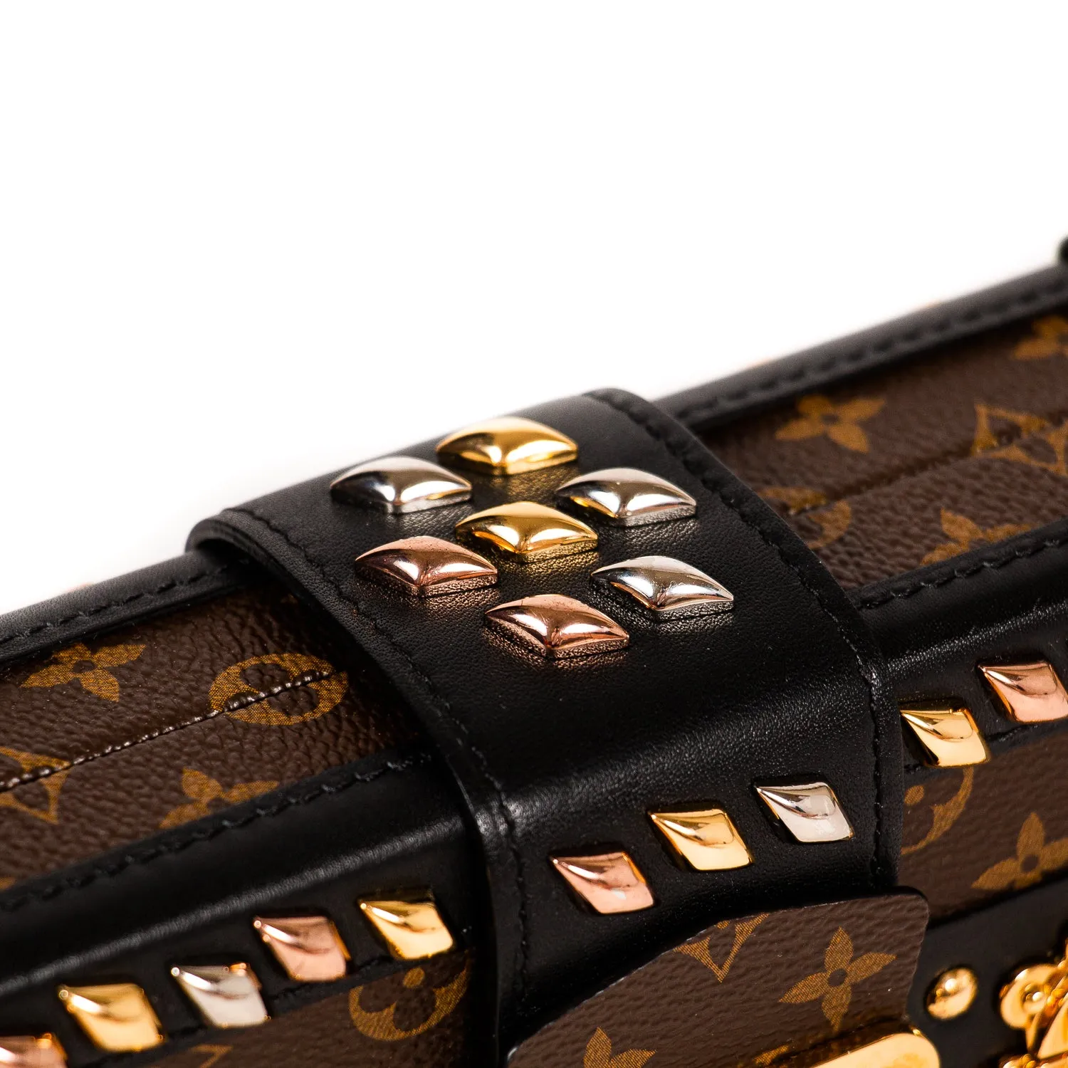 Louis Vuitton Monogram Studded Petite Malle