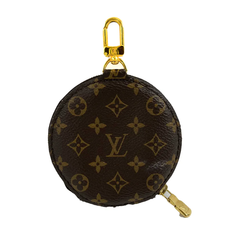 Louis Vuitton Multi Pochette Accessoires Monogram Canvas Crossbody w/ Pink Strap