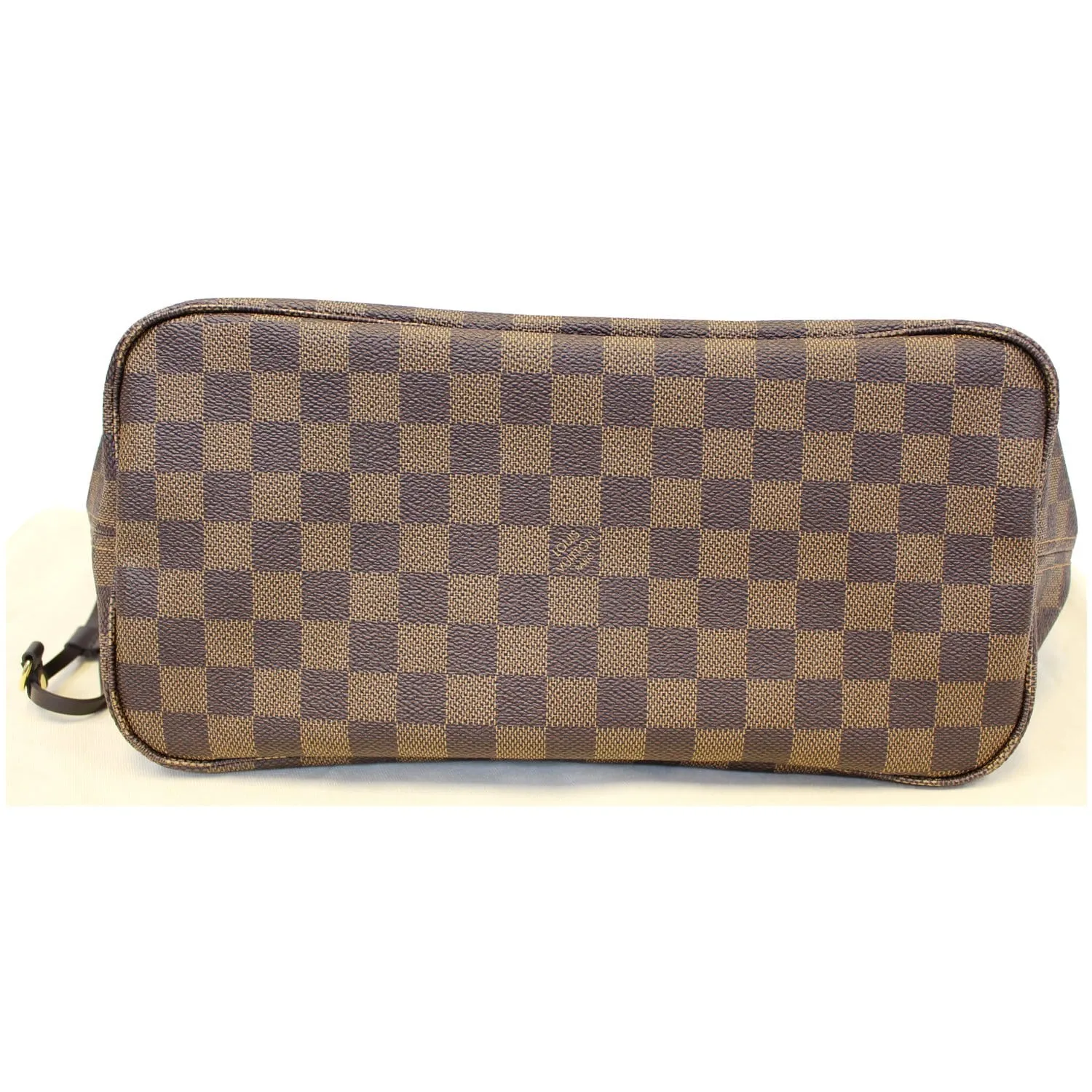 LOUIS VUITTON Neverfull MM Damier Ebene Tote Shoulder Bag Rose Ballerine