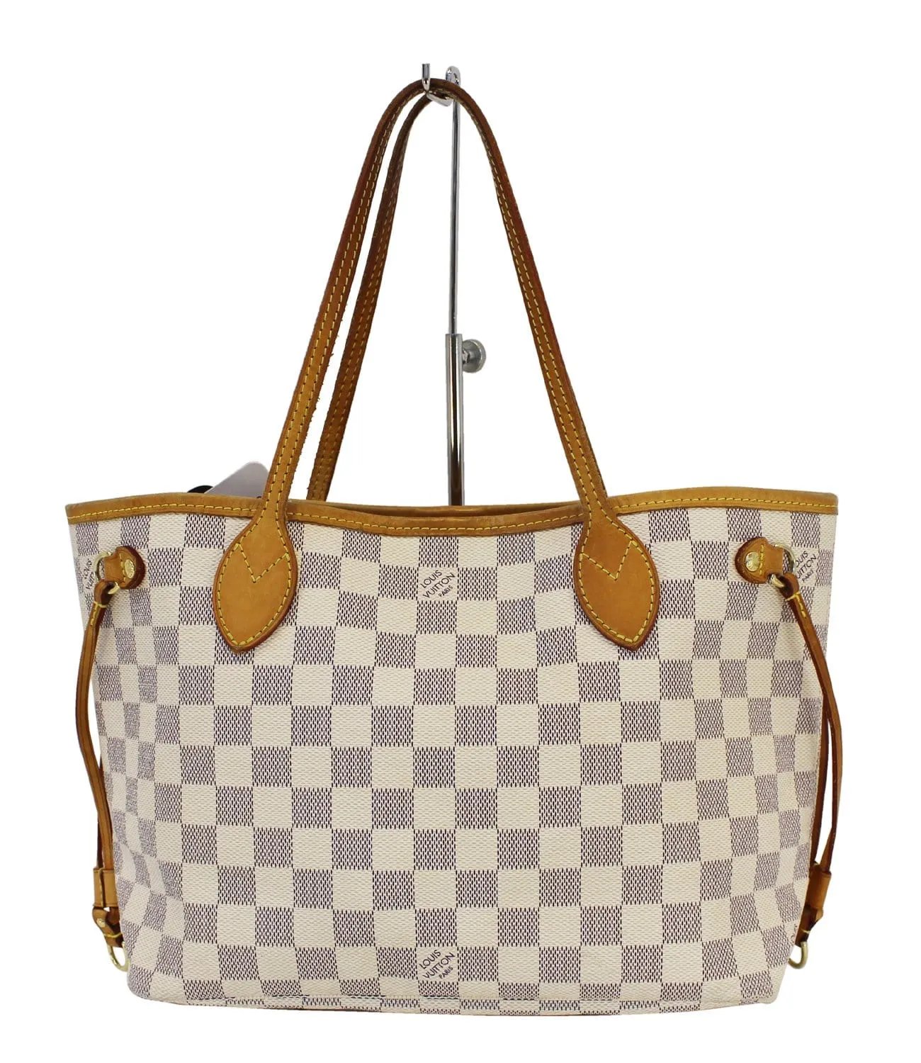 LOUIS VUITTON Neverfull PM Damier Azur Tote Bag