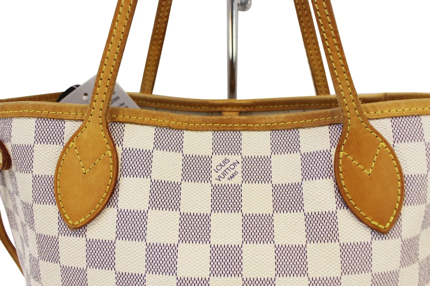 LOUIS VUITTON Neverfull PM Damier Azur Tote Bag