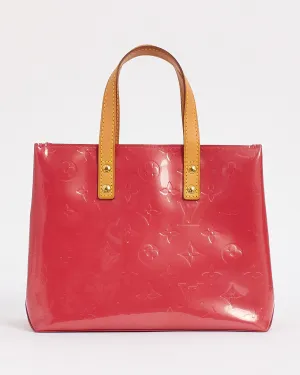 Louis Vuitton Pink (Framboise) Monogram Vernis Reade PM Tote