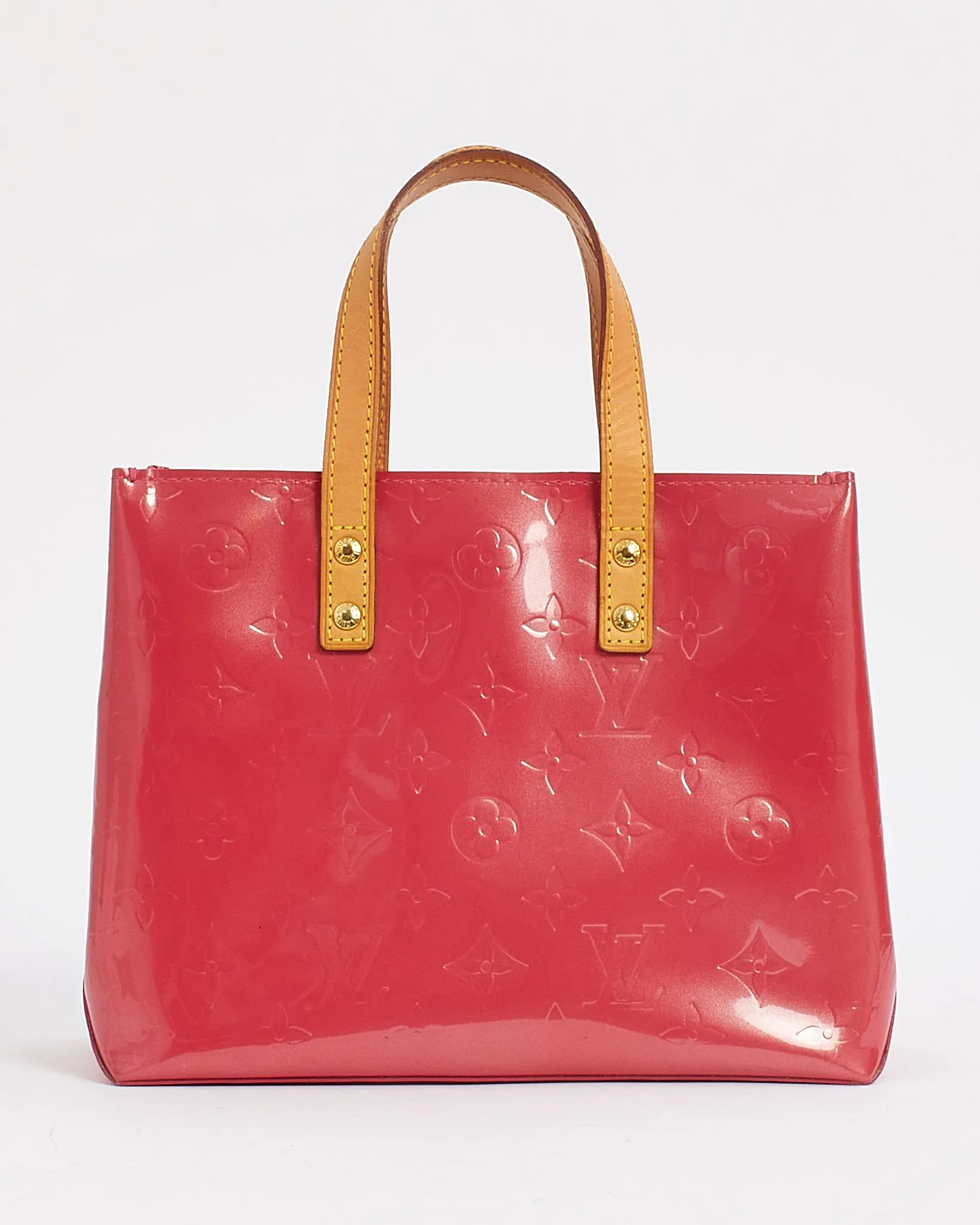 Louis Vuitton Pink (Framboise) Monogram Vernis Reade PM Tote