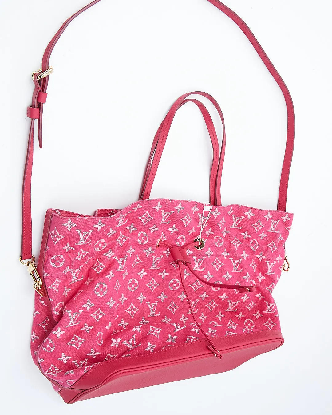Louis Vuitton Pink Monogram Denim Noefull MM Tote Bag
