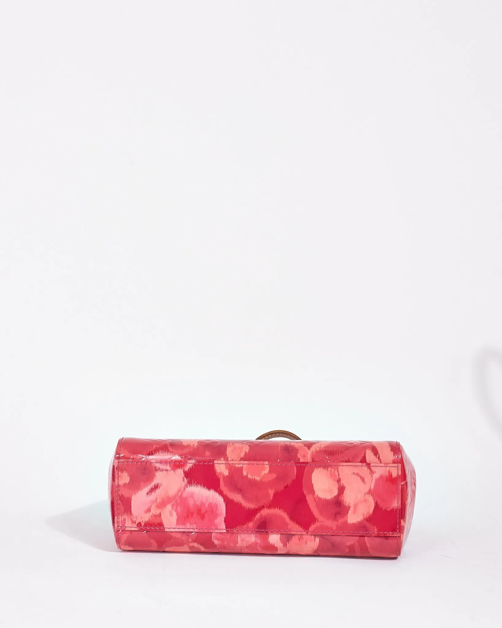 Louis Vuitton Pink Monogram Vernis Ikat Roses Catalina BB