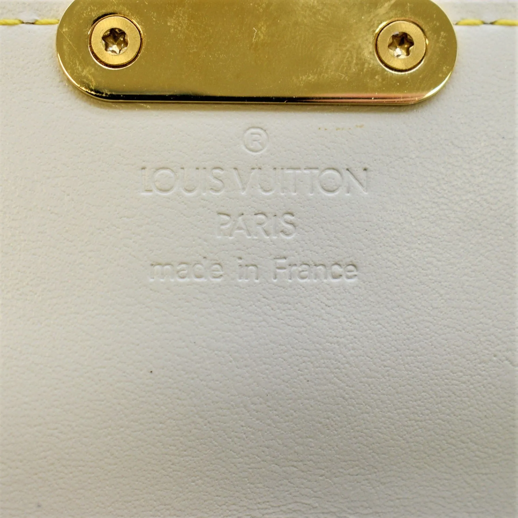 LOUIS VUITTON Suhali L'aimable Leather Shoulder Bag Off White