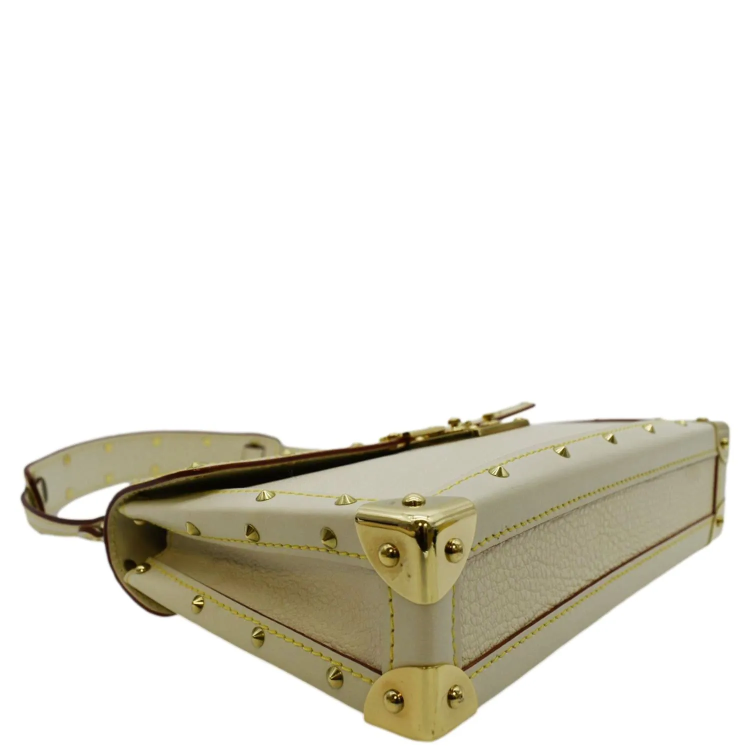LOUIS VUITTON Suhali L'aimable Leather Shoulder Bag Off White