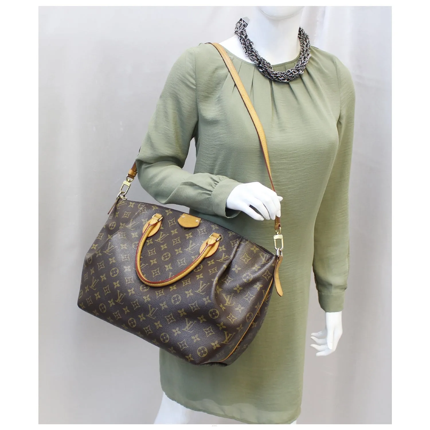 LOUIS VUITTON Turenne GM Monogram Canvas 2 Way Shoulder Bag