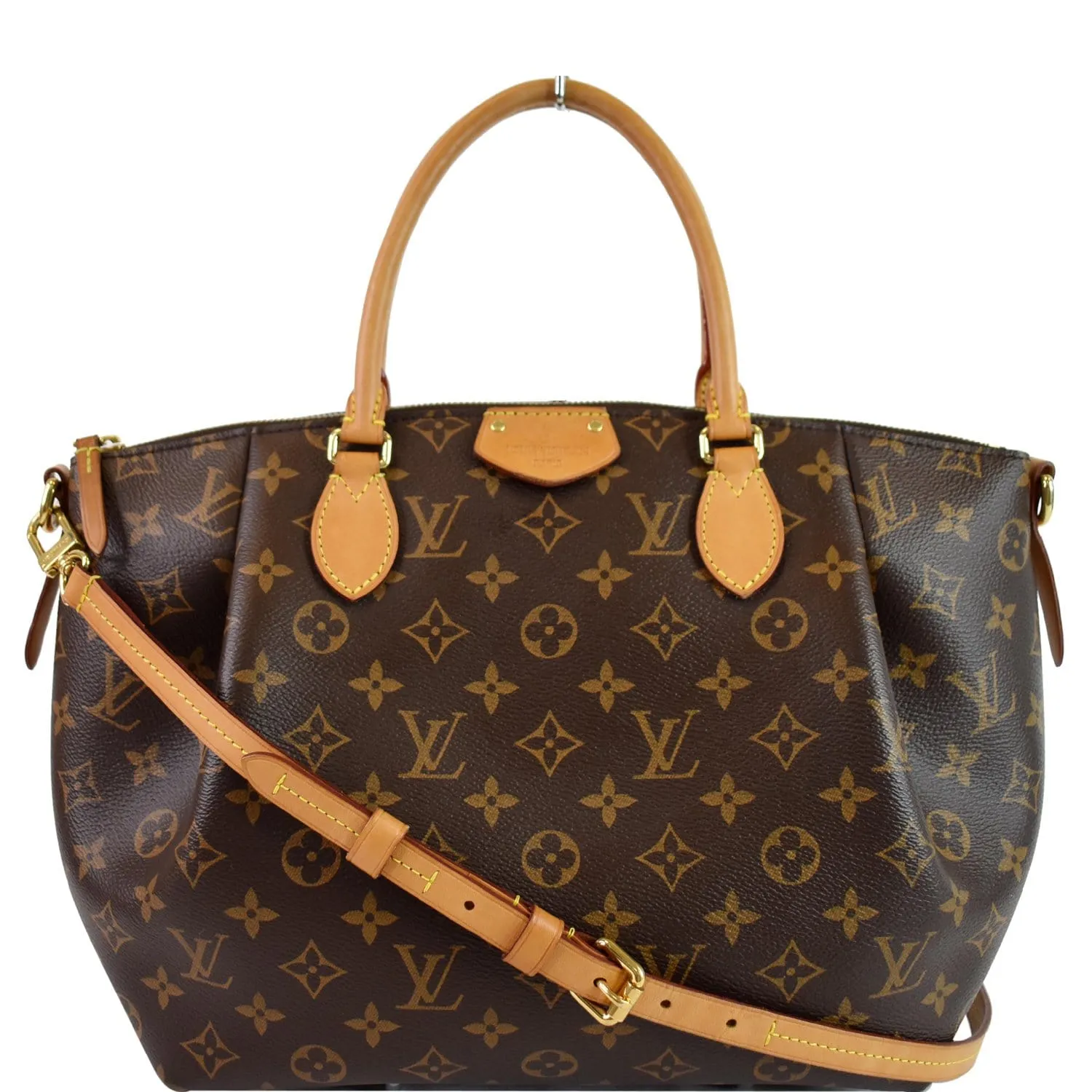 LOUIS VUITTON Turenne MM Monogram Canvas 2 Way Shoulder Bag Brown