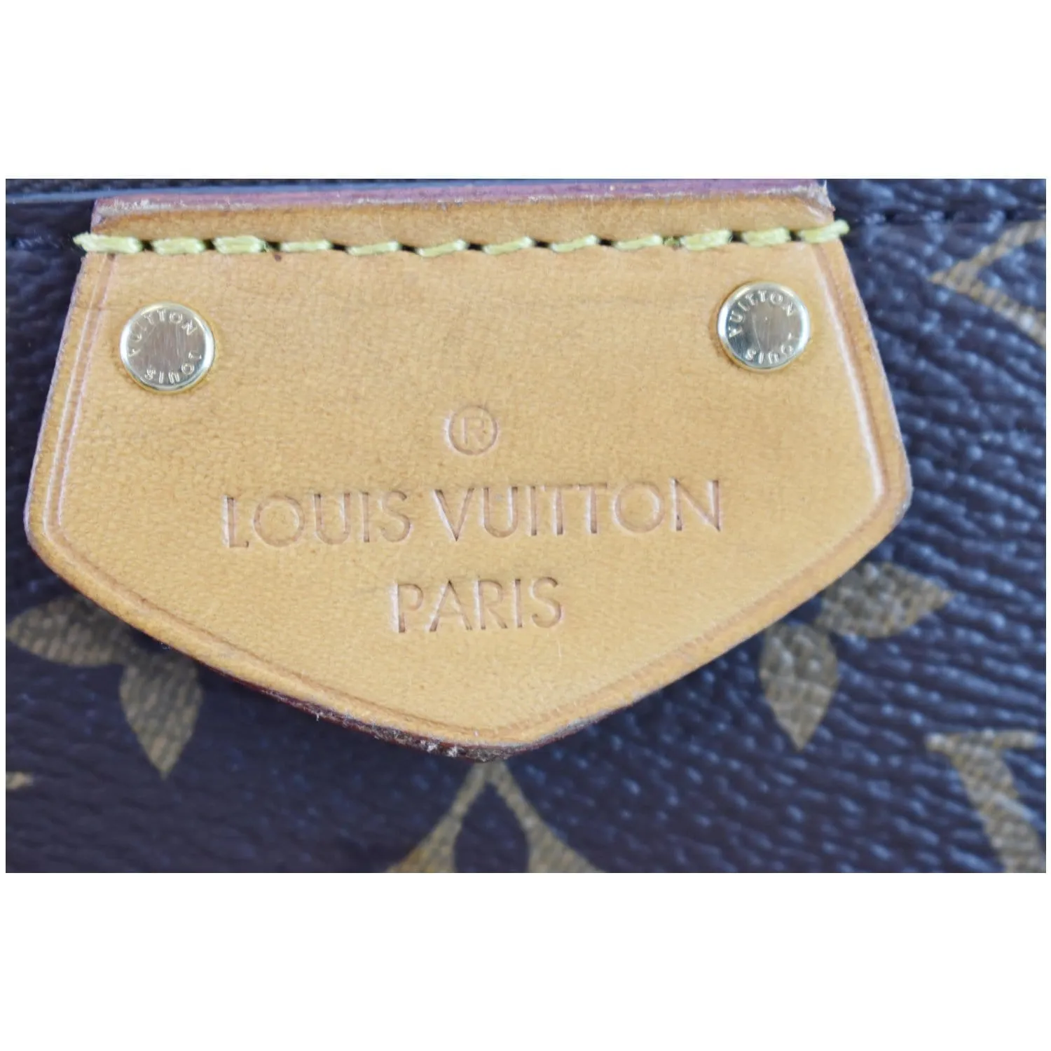 LOUIS VUITTON Turenne MM Monogram Canvas 2 Way Shoulder Bag Brown