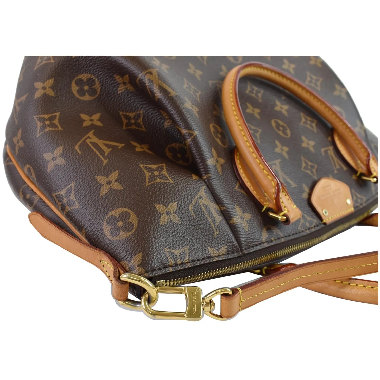 LOUIS VUITTON Turenne MM Monogram Canvas 2 Way Shoulder Bag Brown