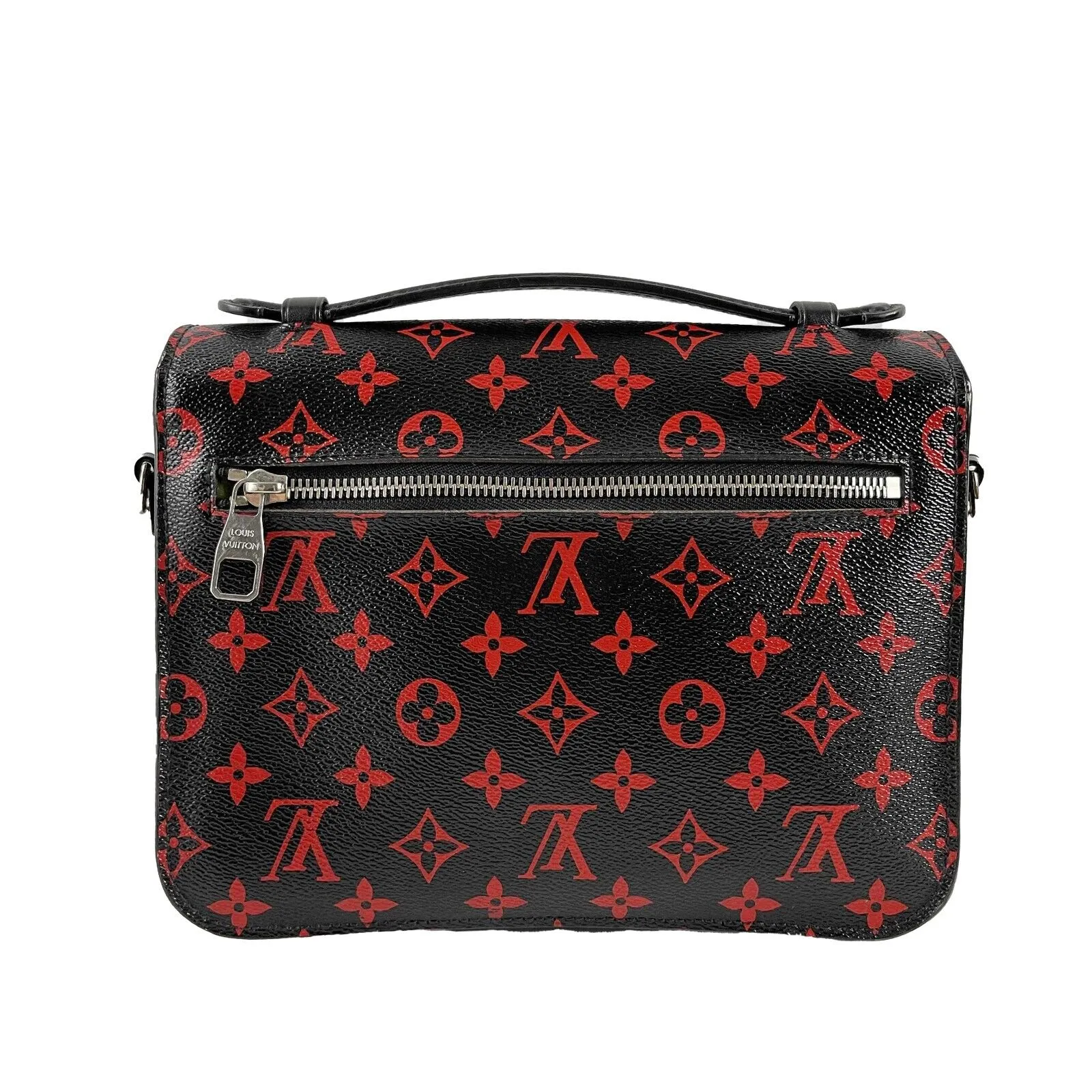 Louis Vuitton Very Good Monogram Infrarouge Pochette Metis Black/Red Crossbody