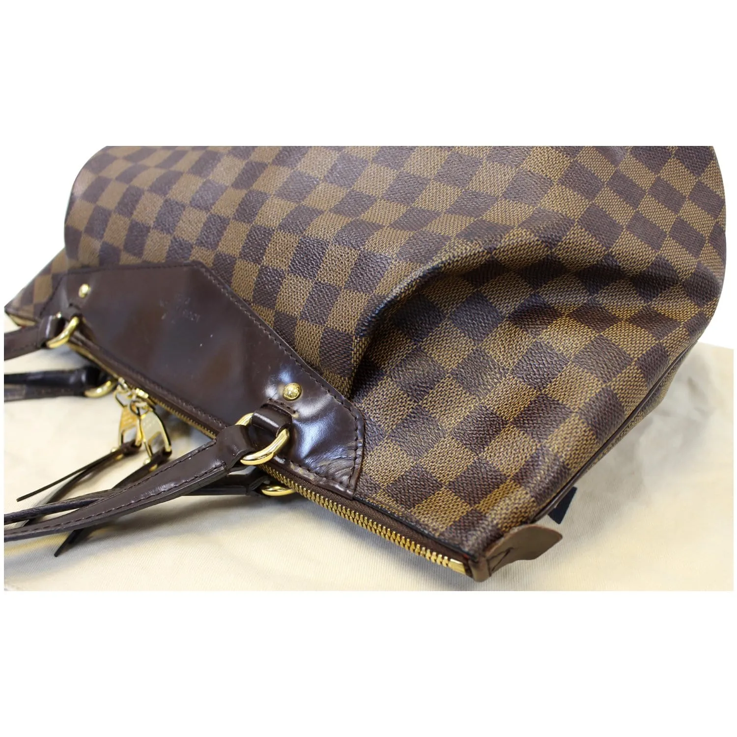 LOUIS VUITTON Westminster GM Damier Ebene Tote Shoulder Bag Brown - Last Call