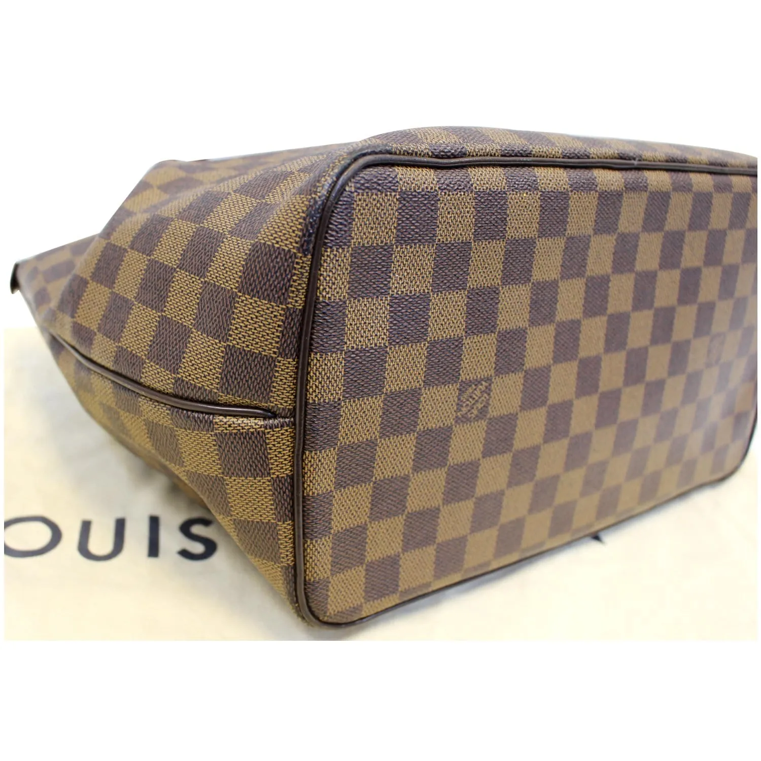 LOUIS VUITTON Westminster GM Damier Ebene Tote Shoulder Bag Brown - Last Call