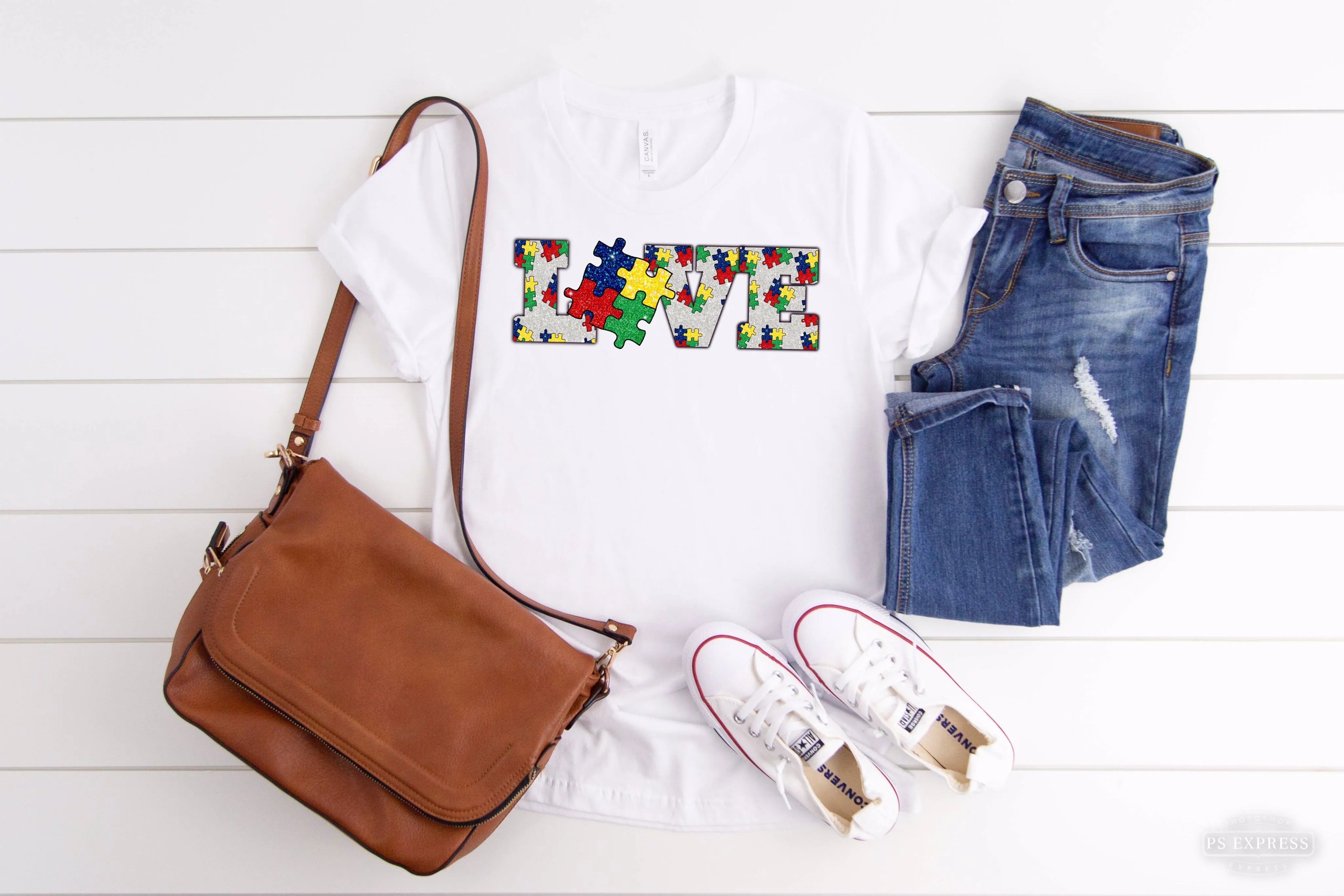 LOVE Autism Sublimation Transfer