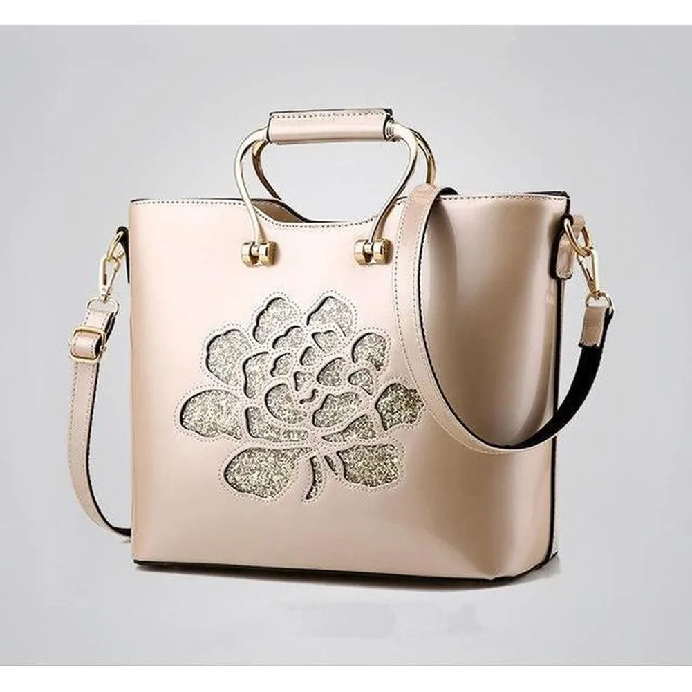<bold>Top-Handle / Shoulder Bag  <br>Genuine-Leather