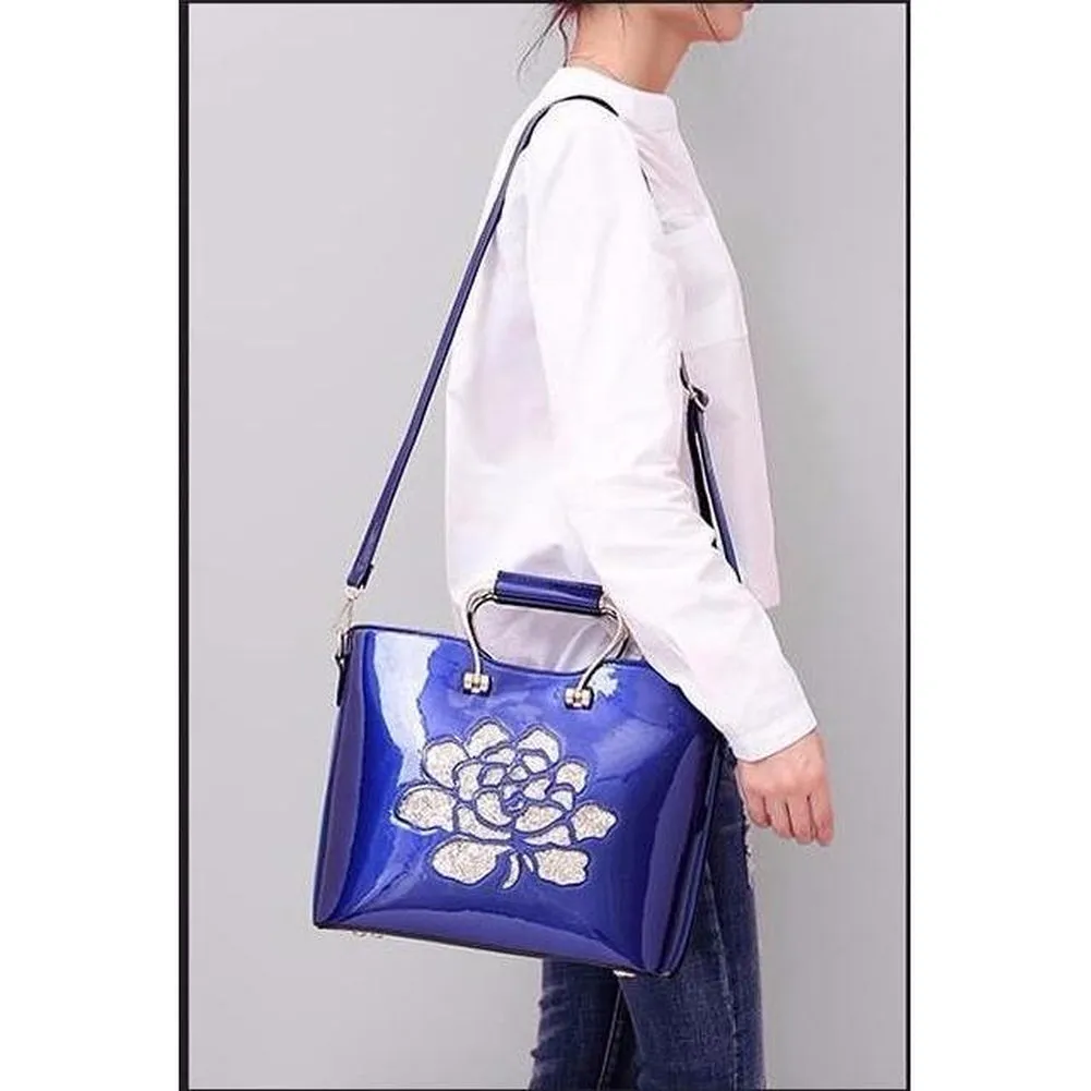<bold>Top-Handle / Shoulder Bag  <br>Genuine-Leather