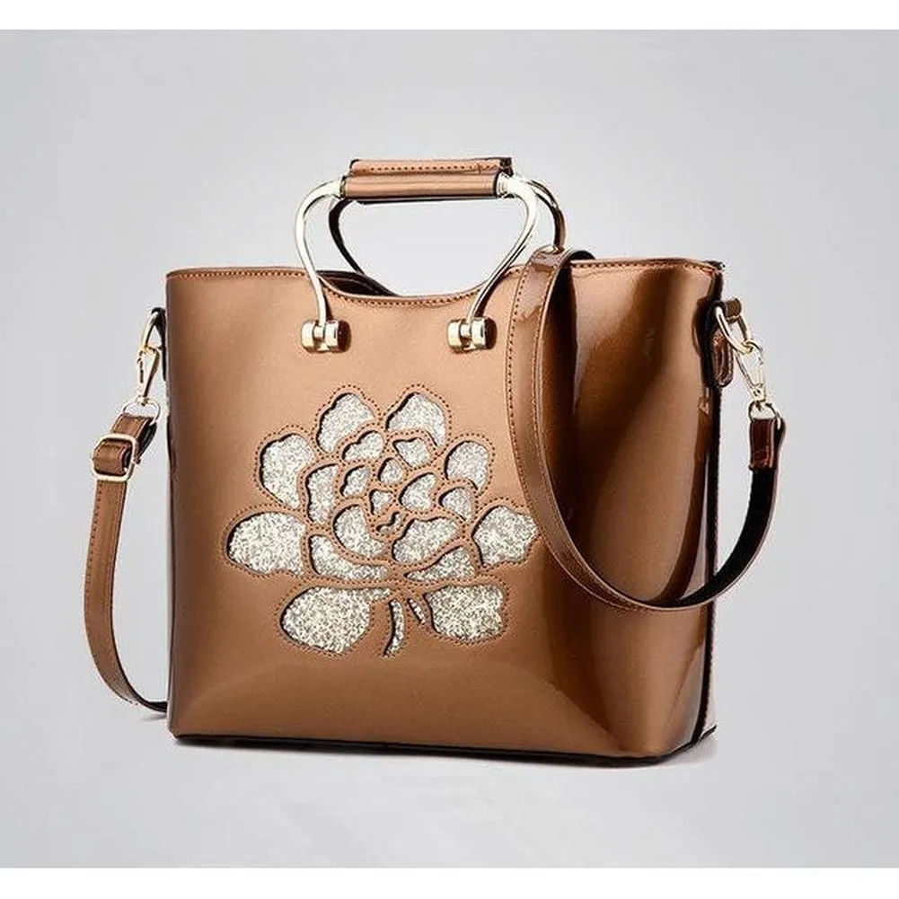 <bold>Top-Handle / Shoulder Bag  <br>Genuine-Leather