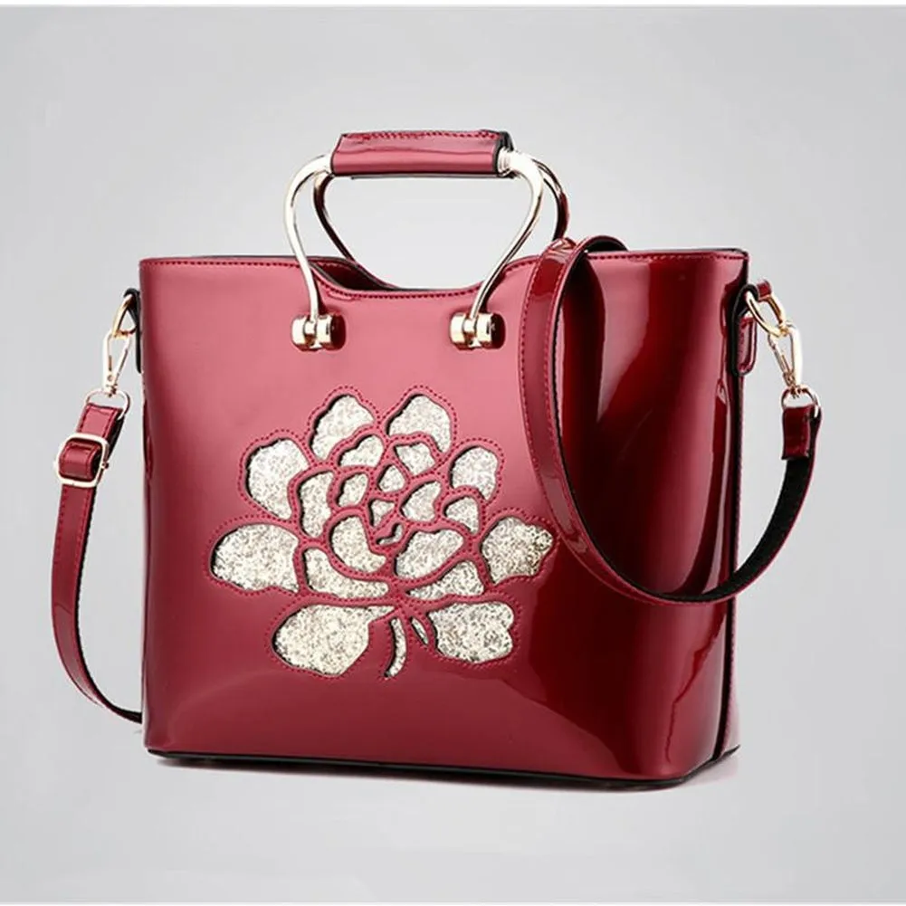 <bold>Top-Handle / Shoulder Bag  <br>Genuine-Leather