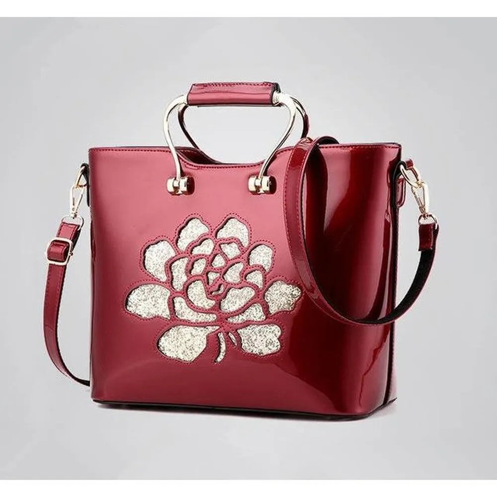 <bold>Top-Handle / Shoulder Bag  <br>Genuine-Leather