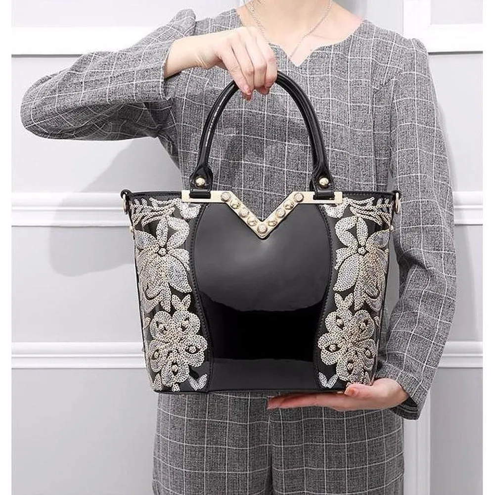 <bold>Tote / Shoulder Bag <br>Genuine-Leather