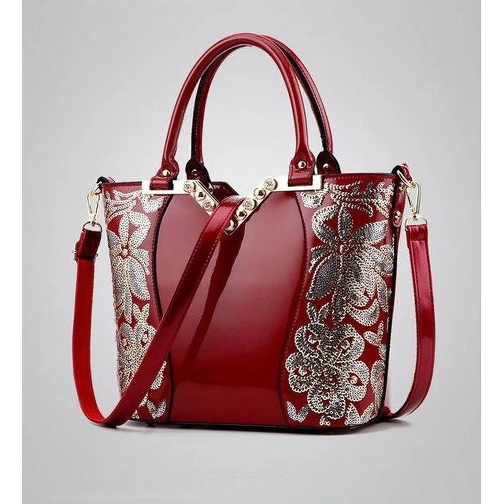 <bold>Tote / Shoulder Bag <br>Genuine-Leather
