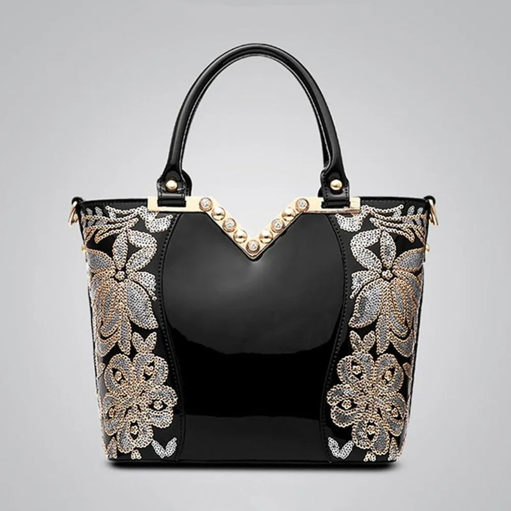 <bold>Tote / Shoulder Bag <br>Genuine-Leather