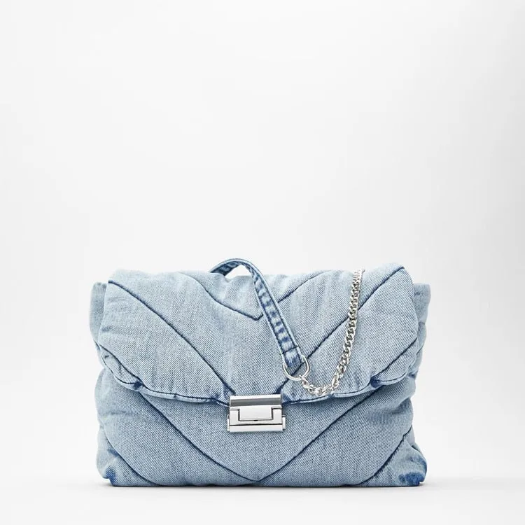 Luxury designer jeans bags women denim chain crossbody bags for women 2020 women's handbags shoulder bags messenger female