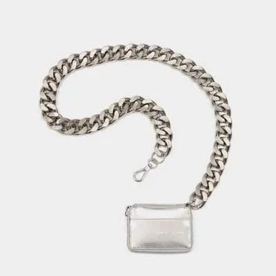 Luxury Women Totes Ins Thick Metal Chain Shoulder Bag Bike Wallet Mini Bag Coin Purse Fashion Women Pack Leather Crossbody Bags