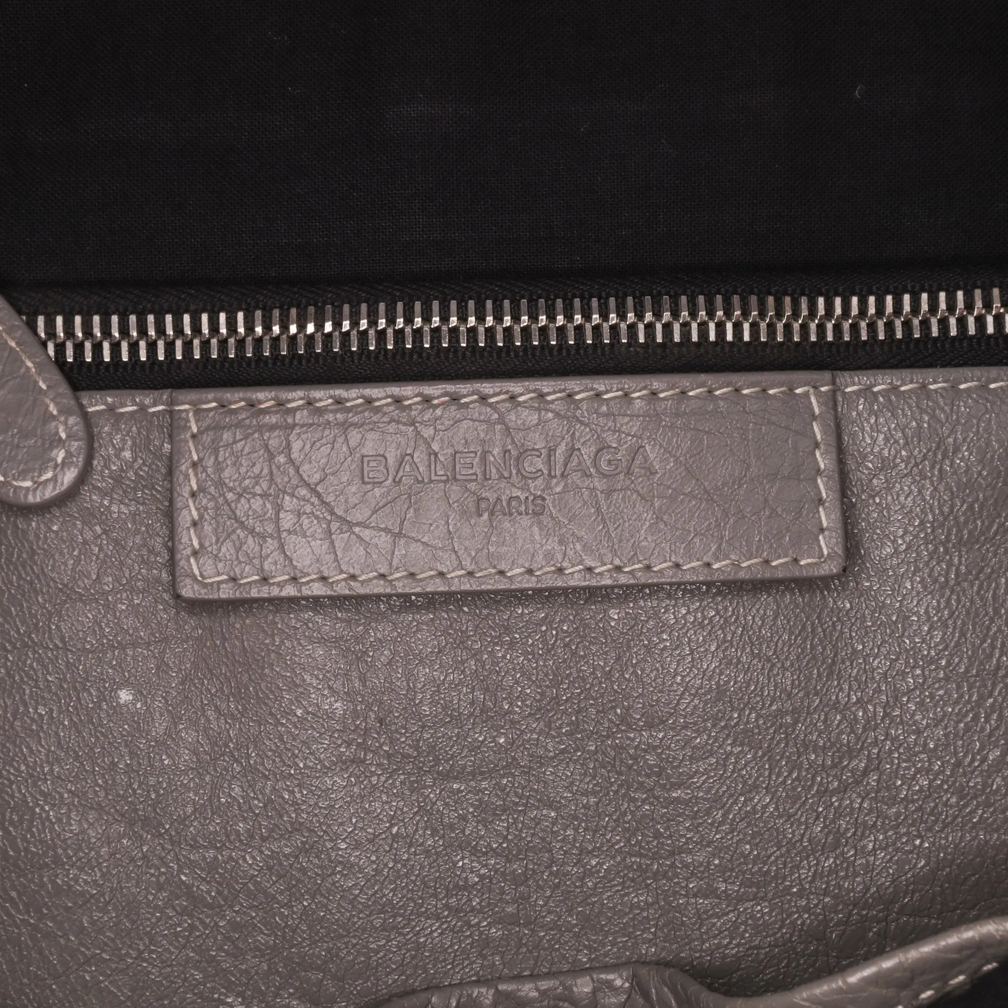 M Lambskin Bazar Shopper Satchel