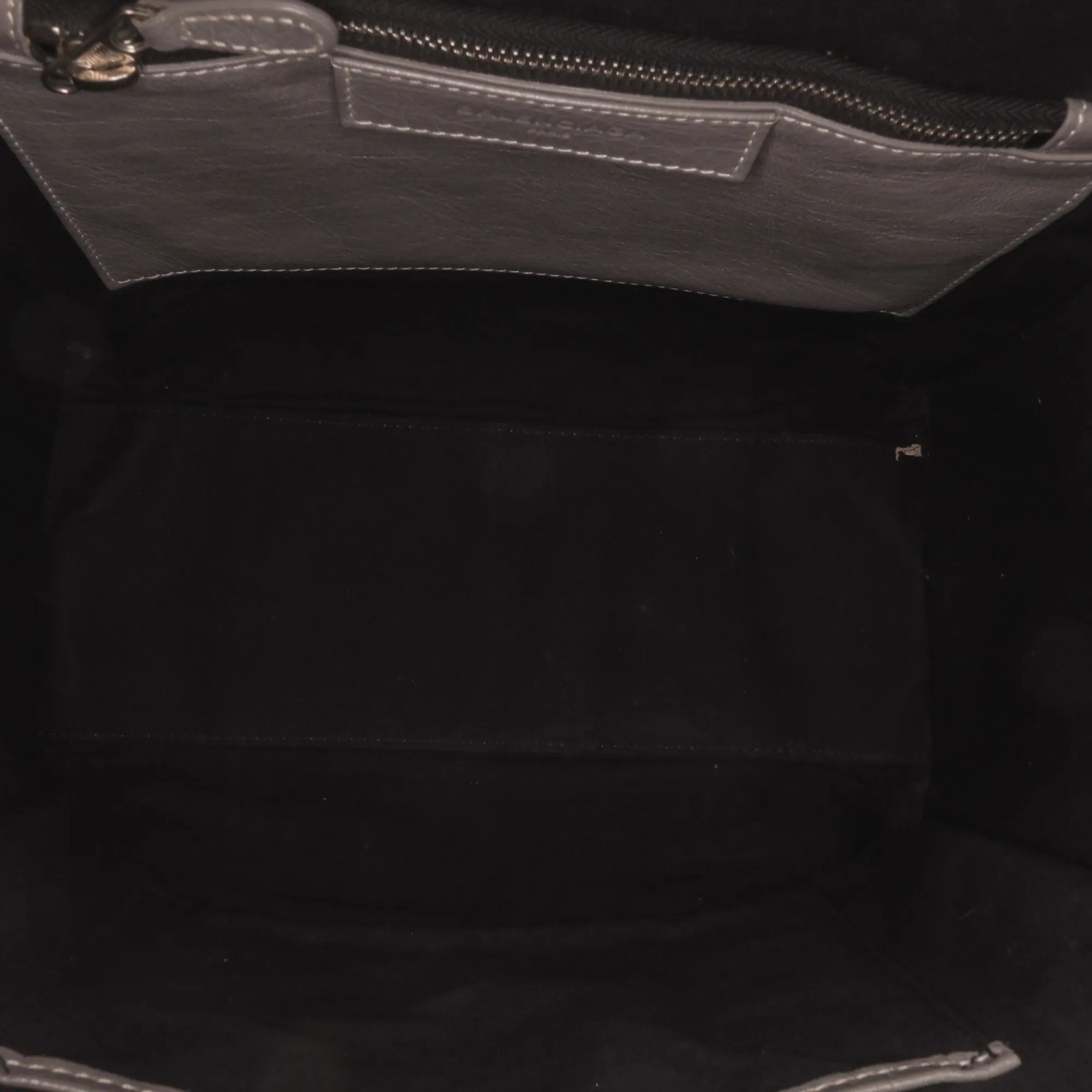 M Lambskin Bazar Shopper Satchel