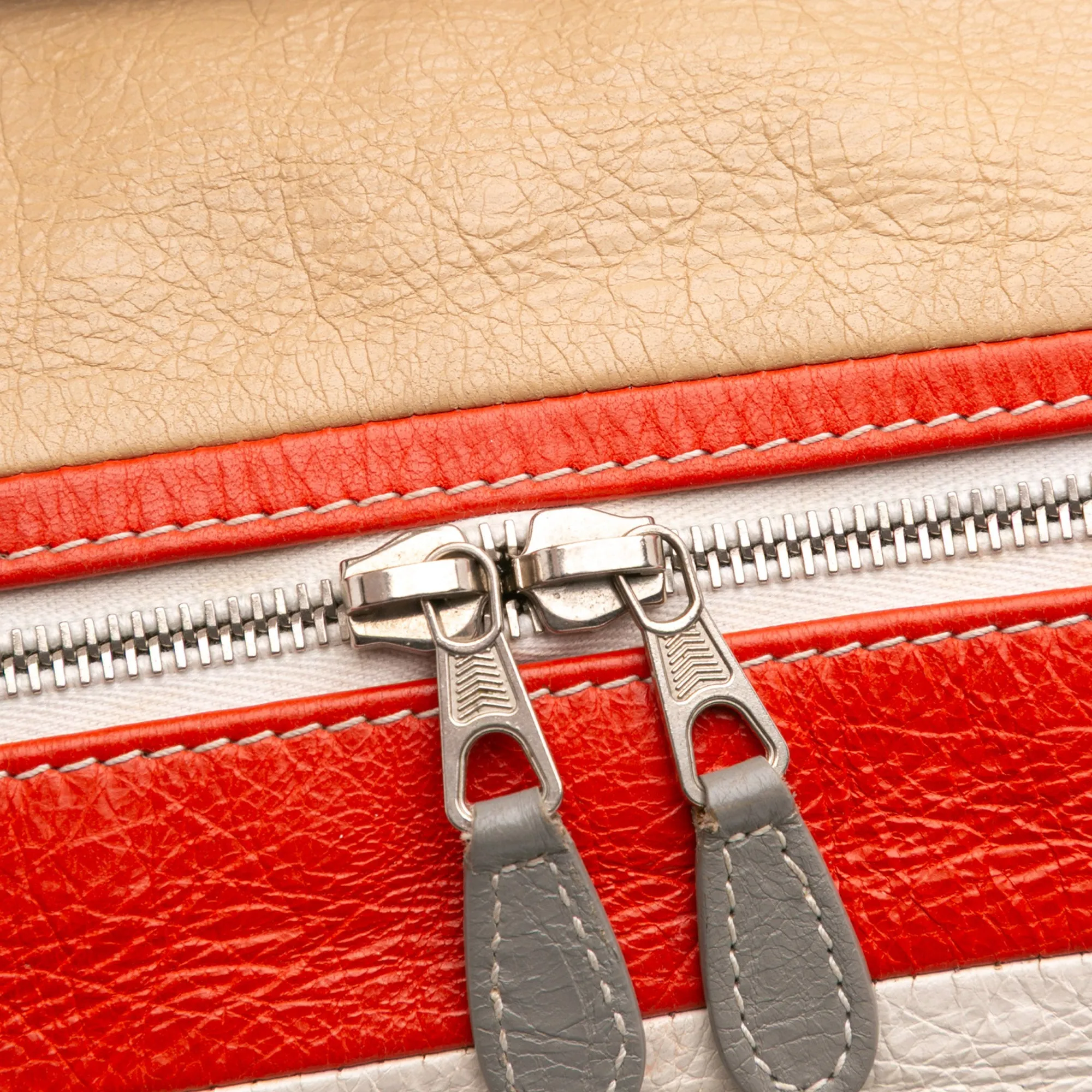 M Lambskin Bazar Shopper Satchel