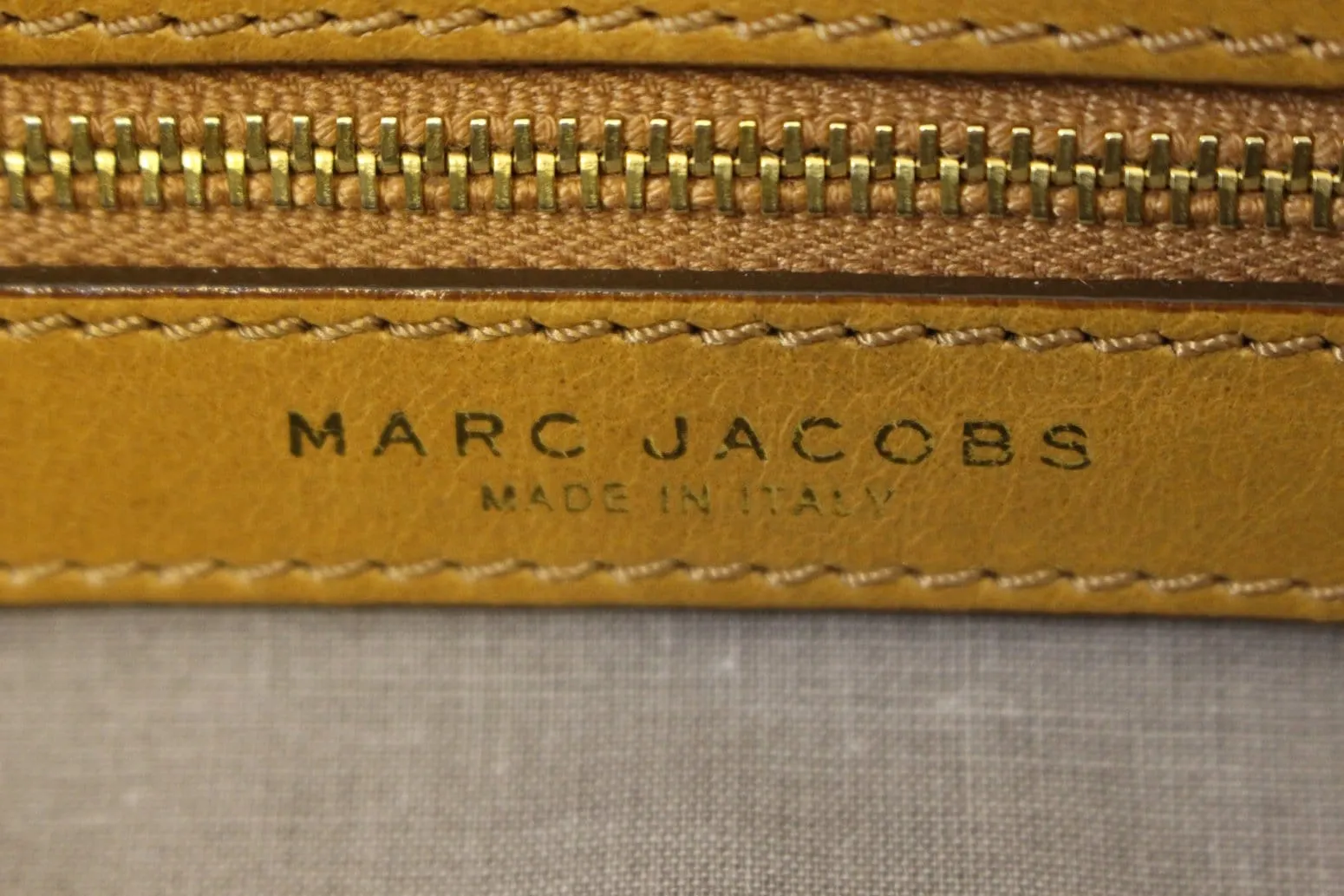 MARC JACOBS Quilted Leather Yellow Shoulder Bag - Last Call