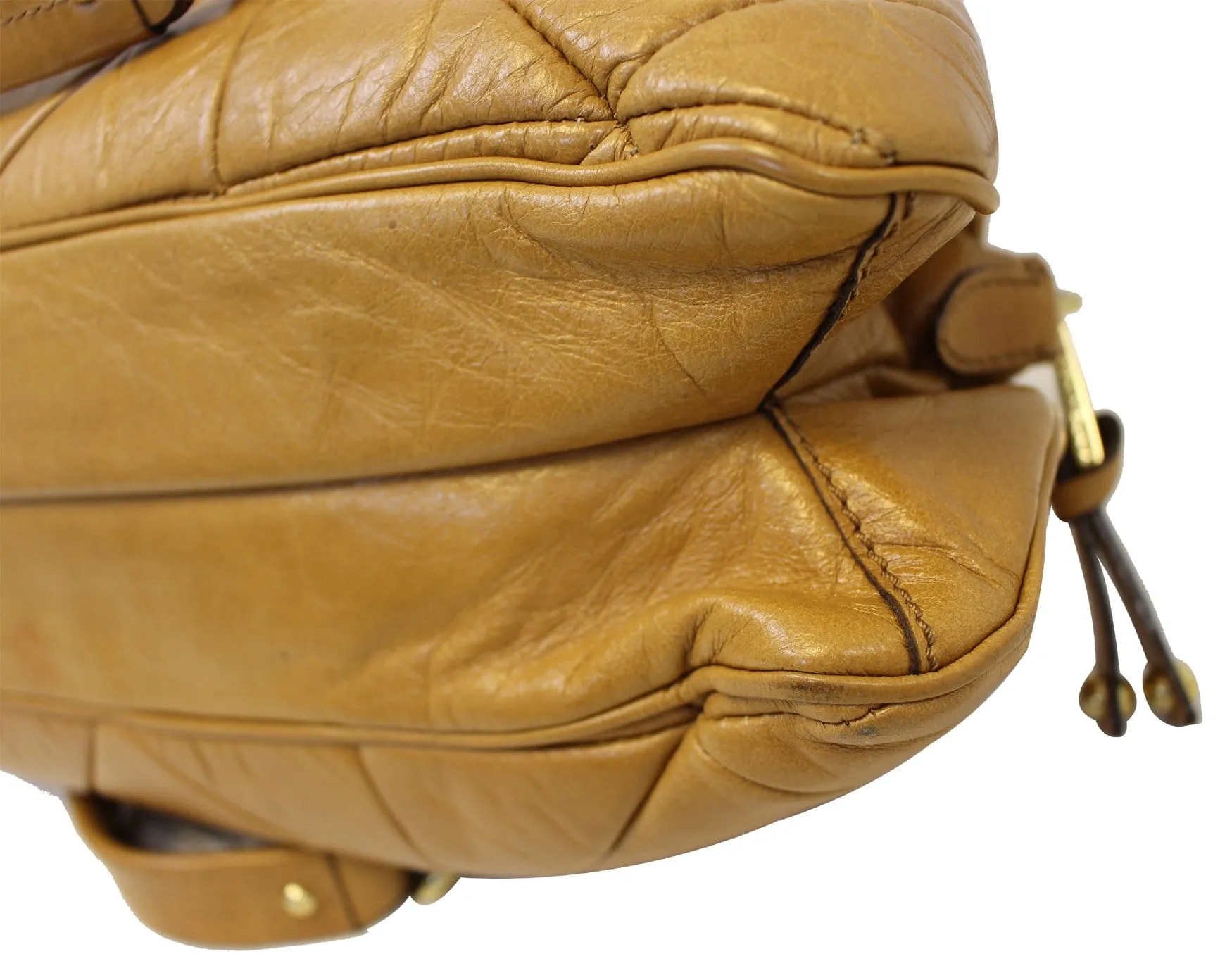 MARC JACOBS Quilted Leather Yellow Shoulder Bag - Last Call