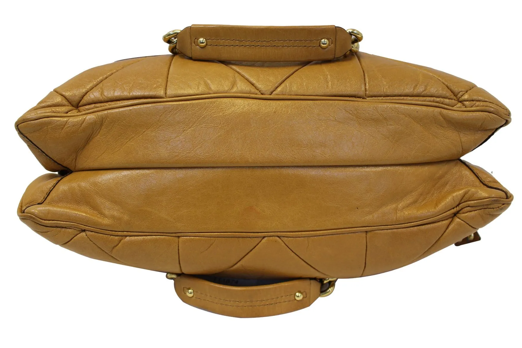 MARC JACOBS Quilted Leather Yellow Shoulder Bag - Last Call