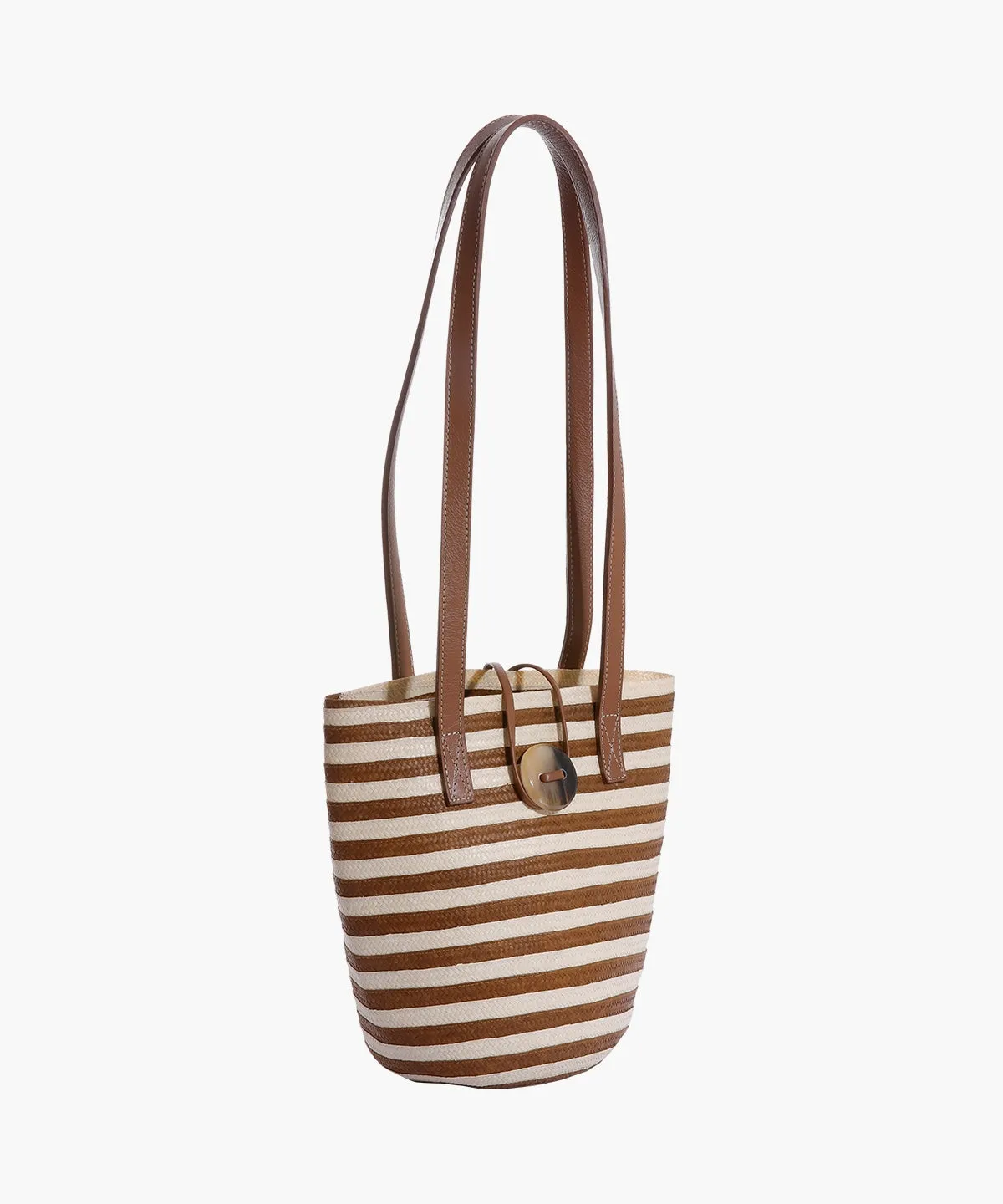Marcial Mini in Raffia and Leather