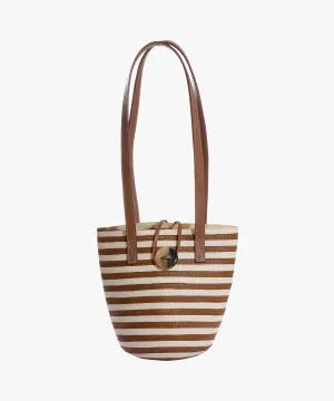 Marcial Mini in Raffia and Leather