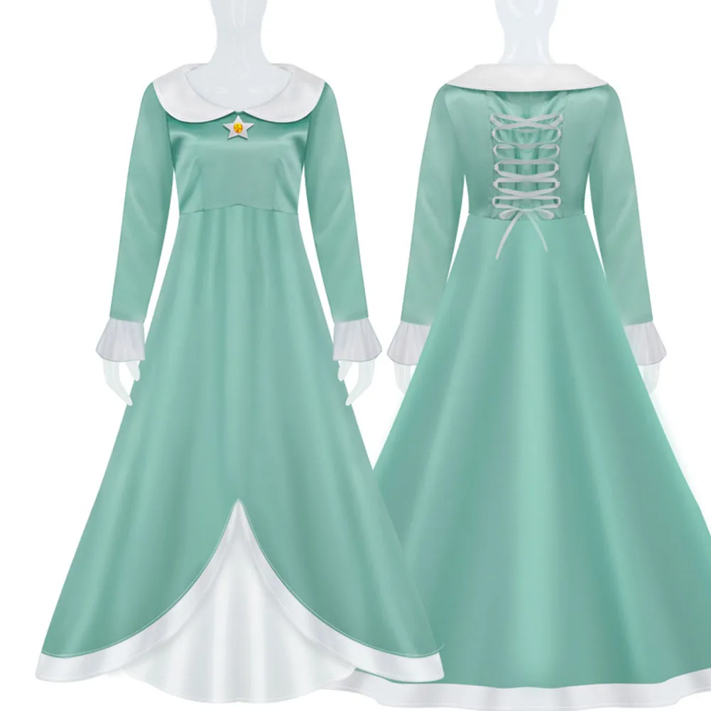 Mario Princess Peach Outfits Cosplay Costume Halloween Carnival Suit