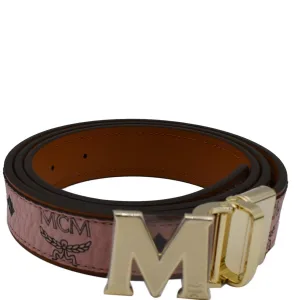 MCM Claus M Reversible Belt Pink - 20% OFF