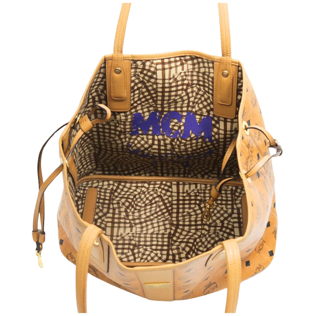 MCM LIZ REVERSIBLE MEDIUM TOTE