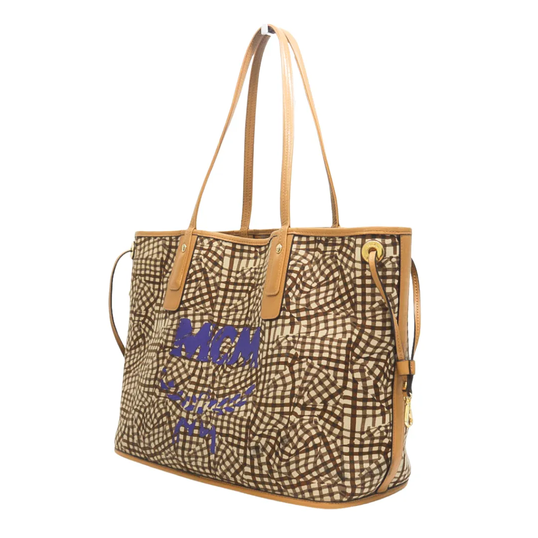 MCM LIZ REVERSIBLE MEDIUM TOTE