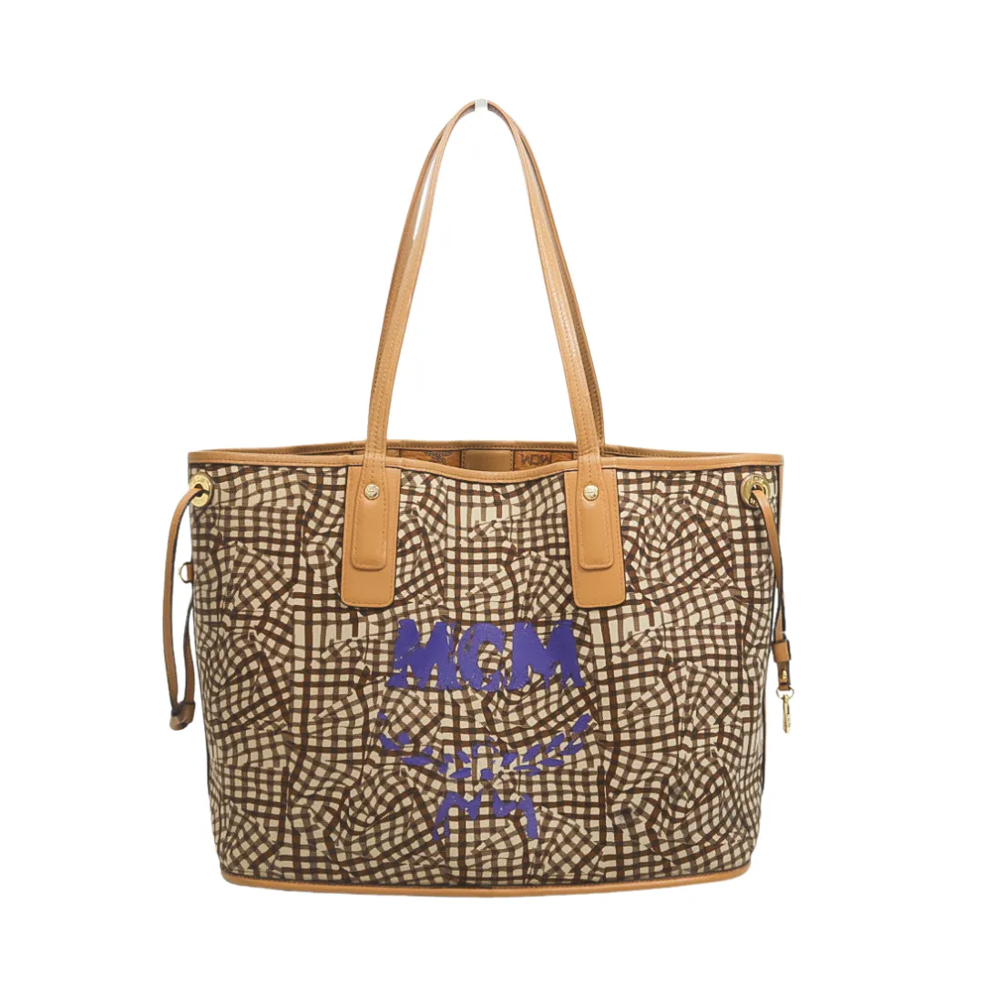 MCM LIZ REVERSIBLE MEDIUM TOTE
