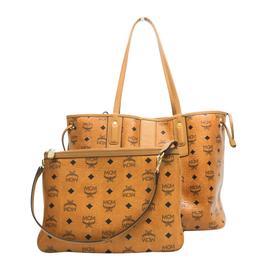 MCM LIZ REVERSIBLE MEDIUM TOTE