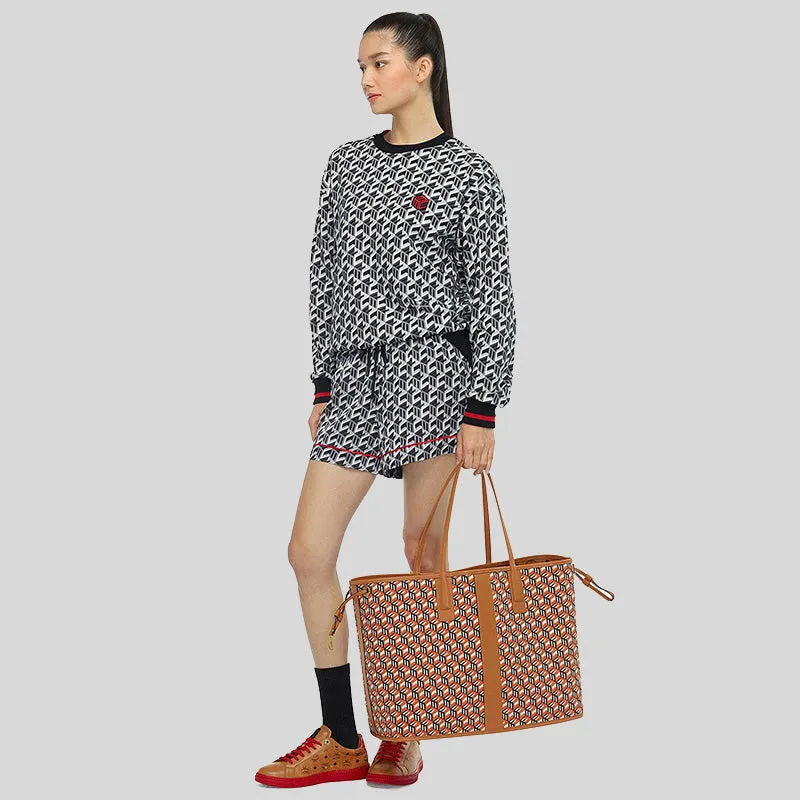 MCM Reversible Liz Shopper in Visetos Cognac RS-MWPCSVI02CO001