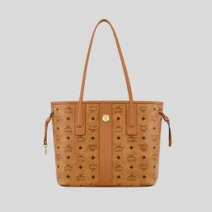 MCM Small Reversible Liz Shopper in Visetos Cognac RS-MWPDSLR04CO001
