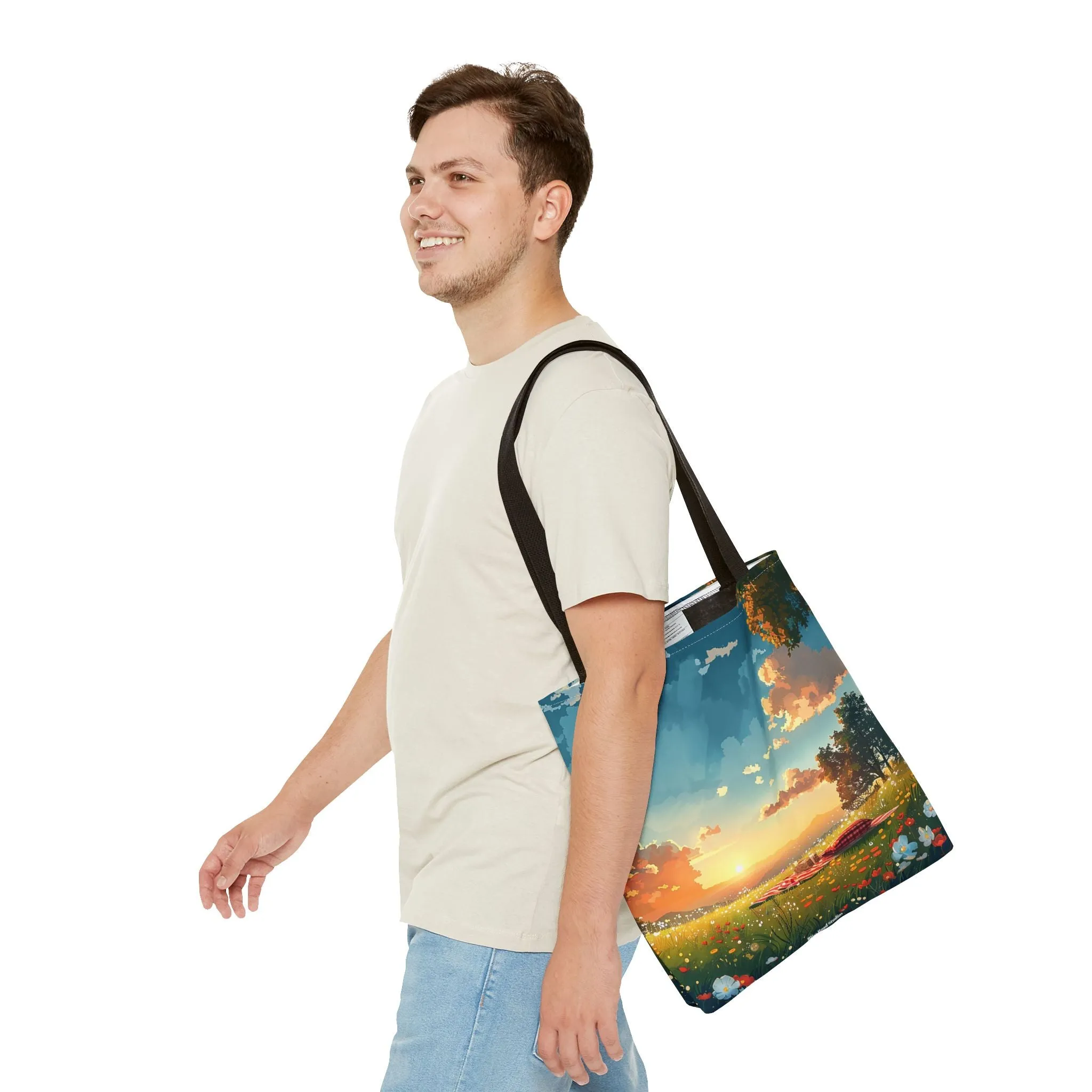 Meadow Picnic Tote Bag - Pack a Picnic, Pack Some Style - Your Meadow Awaits! Available in 3 sizes.